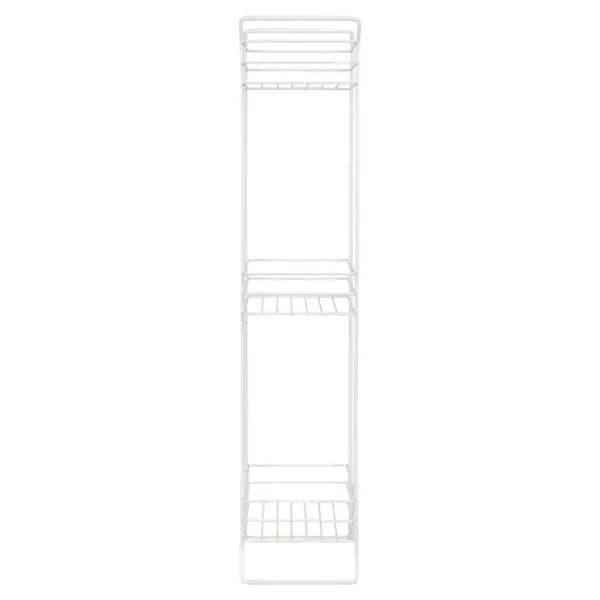 Стеллаж для ванной Proffero Трио 18.5x70.5x15 мм цвет белый