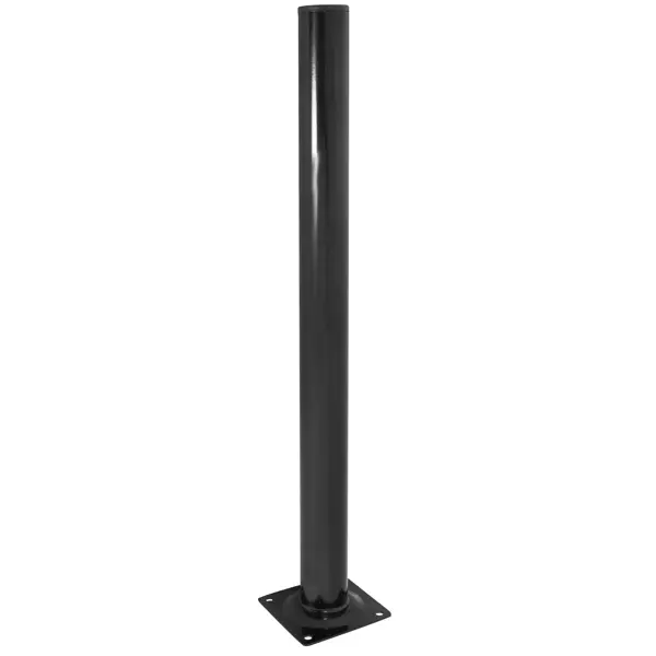 Ножка для мебели круглая ⌀30 мм высота 400 мм черная