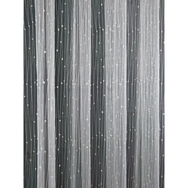 Тюль 1 м/п Пупырышки сетка 280 см цвет бежевый