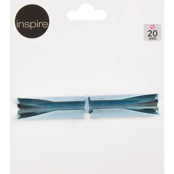 Соединитель для карниза Inspire d20 мм цвет сталь