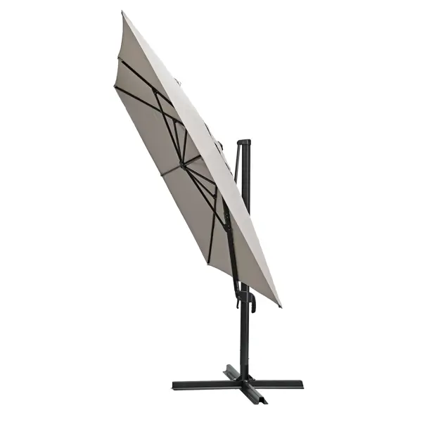 Зонт садовый Naterial Aura 290x390 см цвет серый