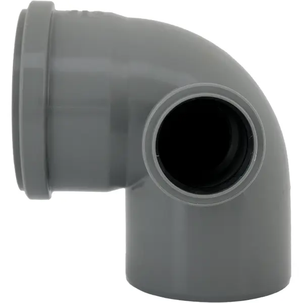 Отвод 87° Контур Стандарт 110 мм с правым выходом 50 мм полипропилен