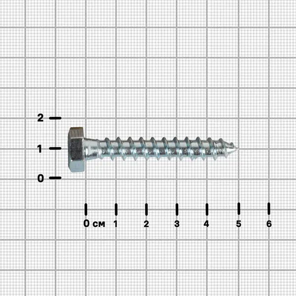 Болт сантехнический DILWIS оцинкованный 8x50 мм