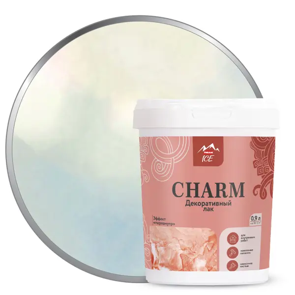 Лак декоративный Parade Ice «Charm» 0.9 л цвет жемчуг