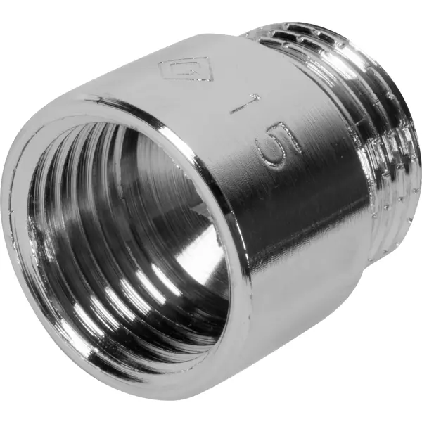 Удлинитель 1/2"x1/2" 15 мм ВР-НР латунь 127-1746