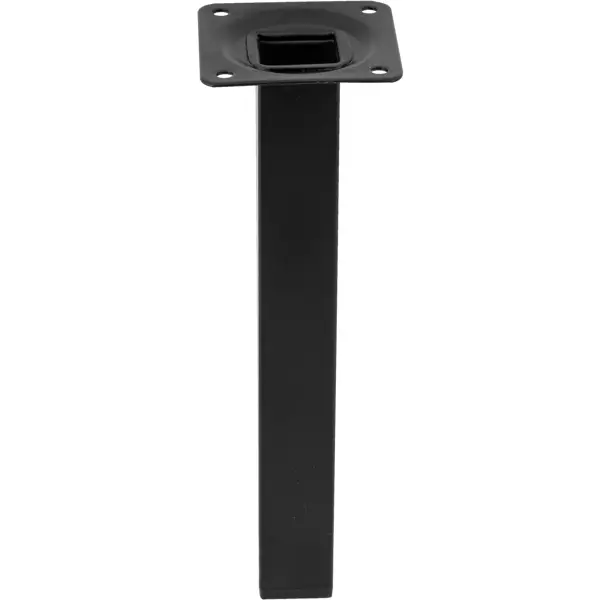 Ножка для мебели квадратная 25x25 мм высота 200 мм черная