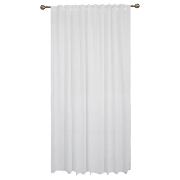 Тюль на ленте KREAFORTA Tonia 300x280 см белый