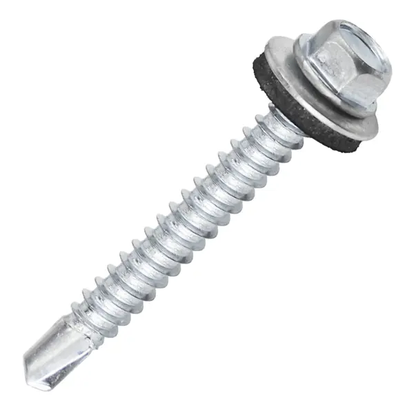 Саморезы кровельные по металлу DILWIS с пресс-шайбой 5.5x51 мм 40 шт.