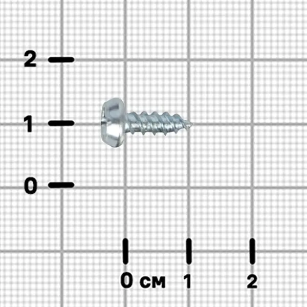 Саморезы по металлу DILWIS полуцилиндрические острые оцинкованные 3.5x11 мм 100 шт.