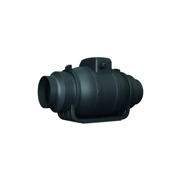 Вентилятор канальный центробежный Era Pro Mistral D100 мм 30 дБ 258 м3/ч цвет черный