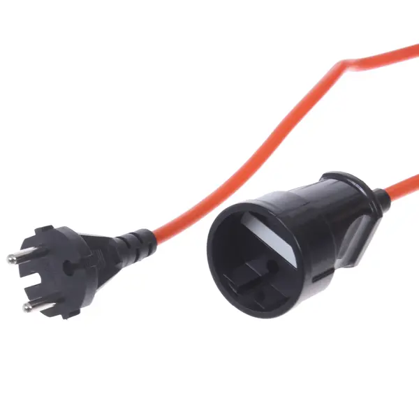 Удлинитель-шнур на рамке садовый Защита Про 20 м 2200 Вт 1 розетка без заземления 2x1 мм 20 м цвет оранжевый