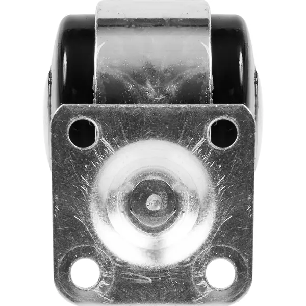 Колесо для мебели поворотное без тормоза с площадкой 40 мм максимальная нагрузка 30 кг