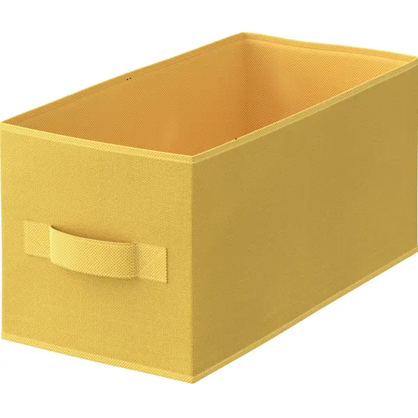 Короб Spaceo KUB Banana 15x31x15 см 6.9 л полиэстер цвет жёлтый
