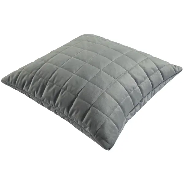 Подушка Inspire Etna 50x50 см велюр цвет графит