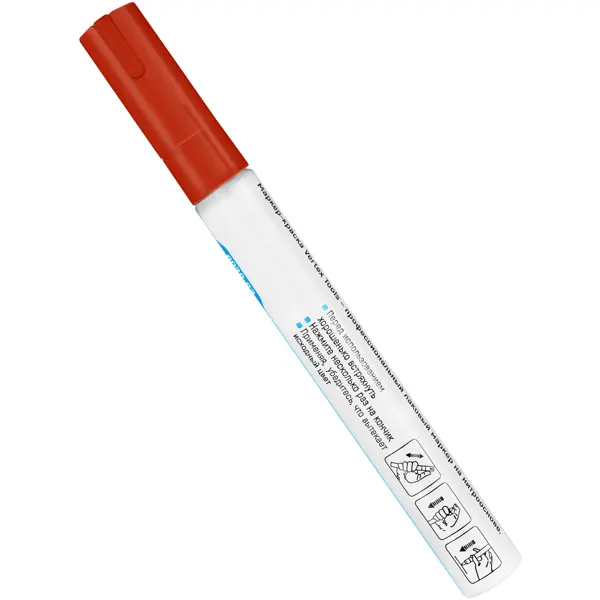 Маркер-краска Vertextools 0020-03 красный 3-6 мм