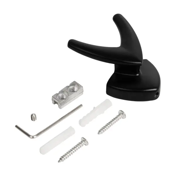 Крючок мебельный Ajax MB-LM/K-003 цвет черный