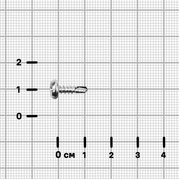 Саморезы по металлу Standers со сверлом оцинкованные 3.5x11 1 кг
