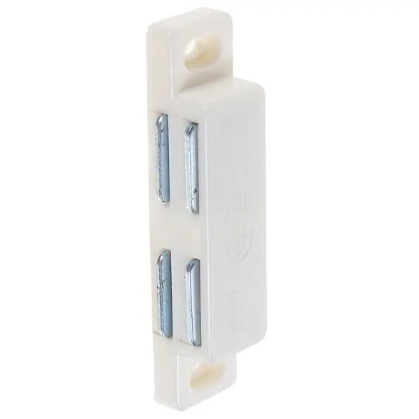 Защёлка магнитная Amig Модель 20 75x18 мм ПВХ цвет белый