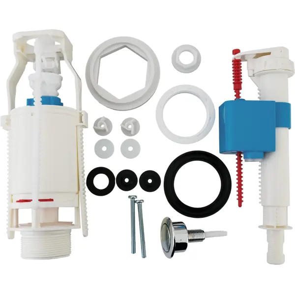 Арматура АНИ Пласт хром пластик нижняя подводка