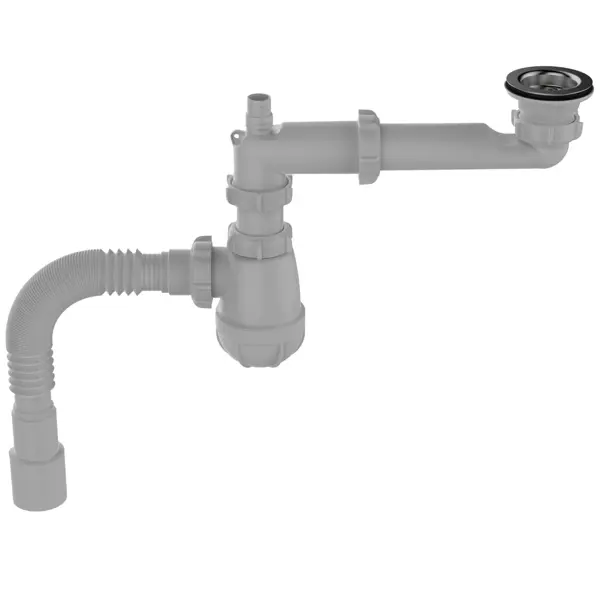 Сифон для раковины Equation поворотный с выпуском ø50 мм