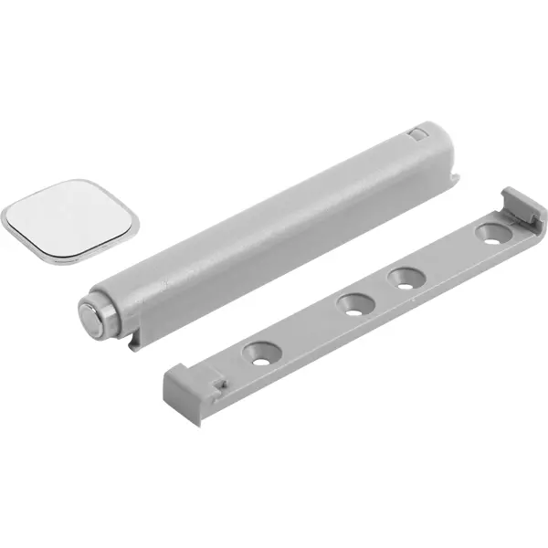 Механизм накладной Impuls, 80x12 мм, пластик, цвет серый, 2 шт.