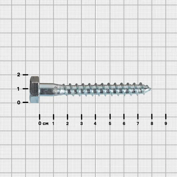 Болт сантехнический DILWIS оцинкованный 10x80 мм