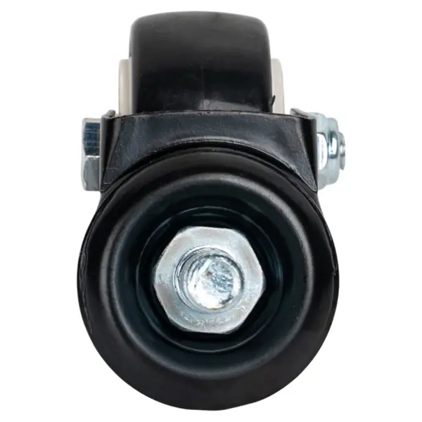 Колесо поворотное без тормоза 40 мм до 30 кг с резьбой М8 цвет черный