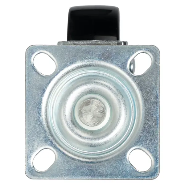 Мебельный ролик поворотный без тормоза 50 мм до 35 кг цвет черный