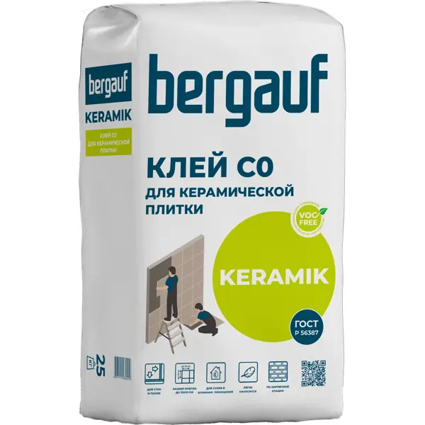 Клей для плитки Bergauf Keramik 25 кг