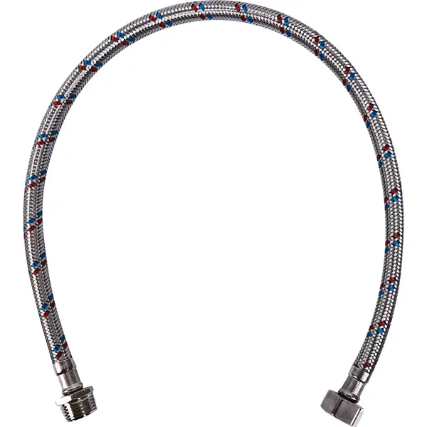Гибкая подводка для воды ДТРД 60 см x 1/2" наружная-внутренняя резьба