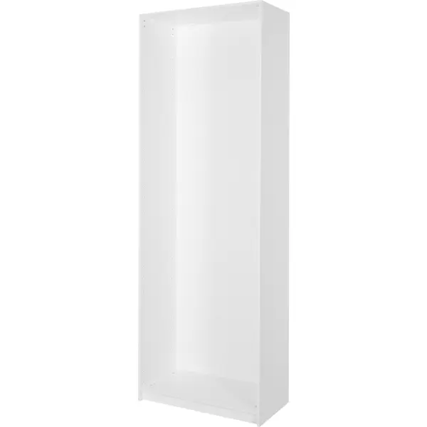 Каркас шкафа Лион 80x232.2x54.5 см ЛДСП цвет белый с петлями