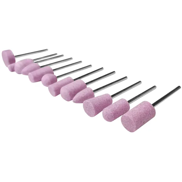 Набор насадок для гравера абразивных Vertextools 0987-5-12, 12 шт.