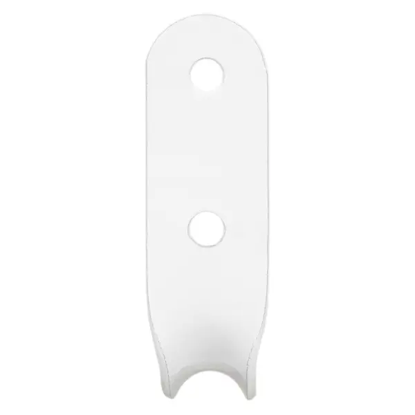 Вешалка настенная №7 1 крючок цвет белый