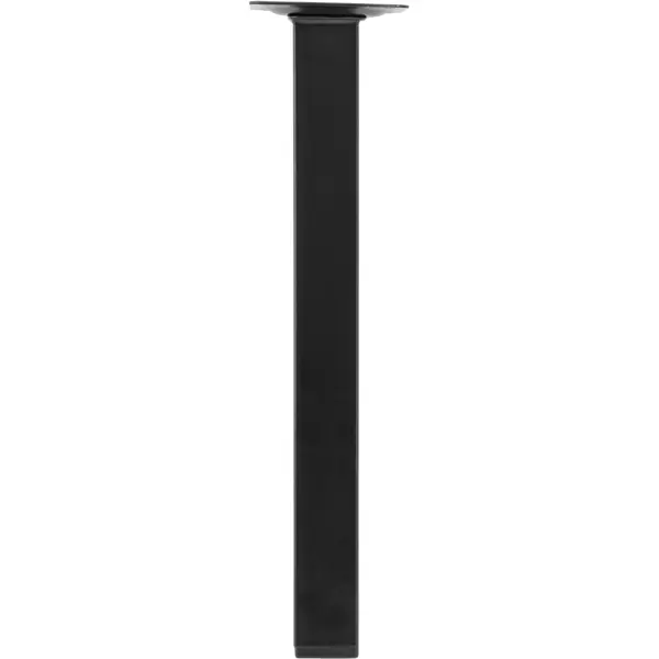 Ножка для мебели квадратная 25x25 мм высота 250 мм черная