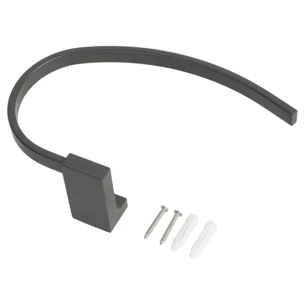 Держатель для полотенец Swensa Lucid SWR-5400-07-GRY кольцо цвет графит