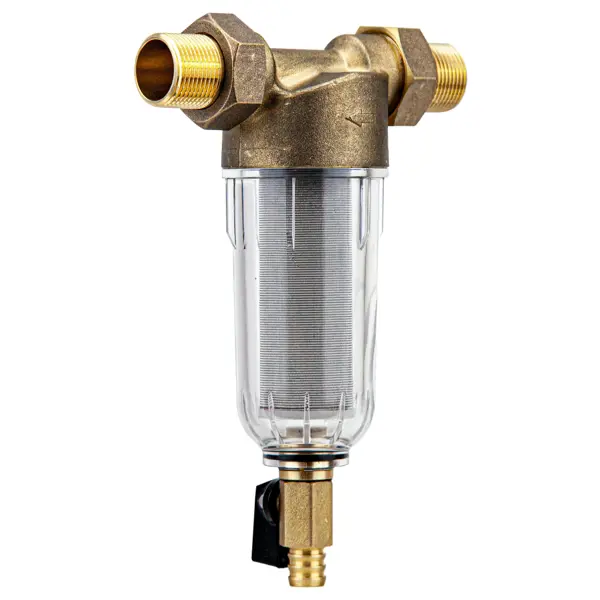 Промывной фильтр для ХВС Посейдон 3/4" НР 100 мкм латунь 13619