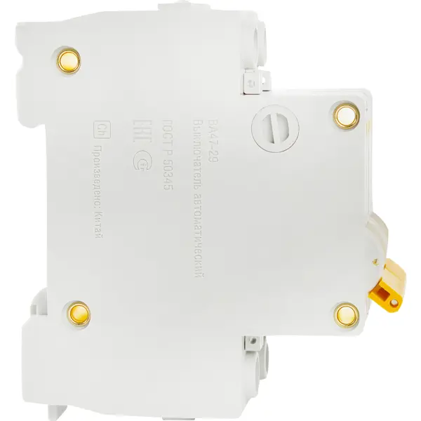 Автоматический выключатель IEK Home ВА47-29 1P N C63 А 4.5 кА