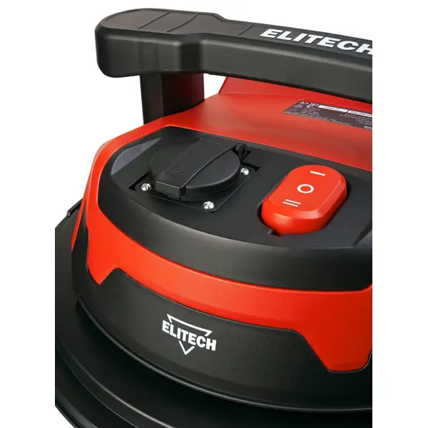 Пылесос строительный Elitech ПС 12-35А, 1200 Вт, 35 л