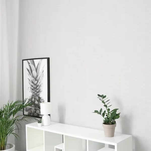 Обои под покраску флизелиновые Inspire Дождик белые 1.06x25 м 145г/м²