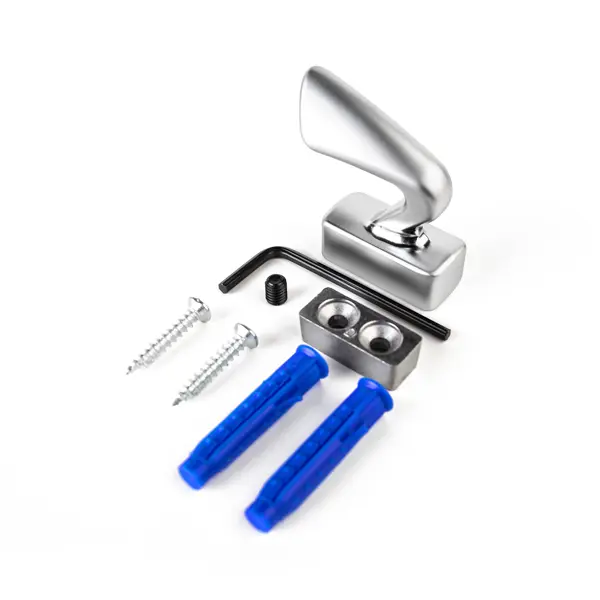 Крючок Г-образный Event 20x46 мм сталь цвет хром матовый