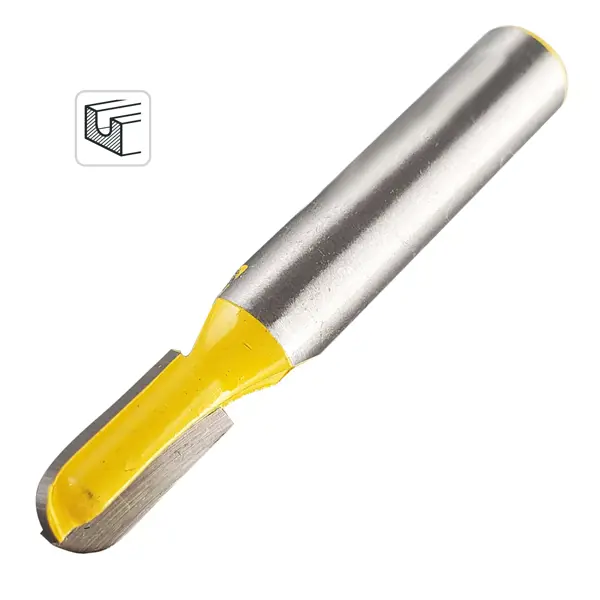 Фреза по дереву пазовая галтельная 553341 6.35x13 мм хвостовик 8 мм