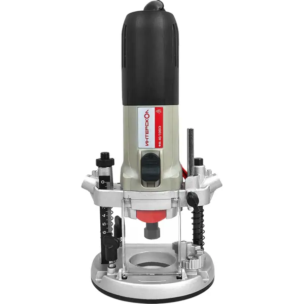 Фрезер сетевой кромочный Интерскол ФМ-40/1000Э, 1100 Вт