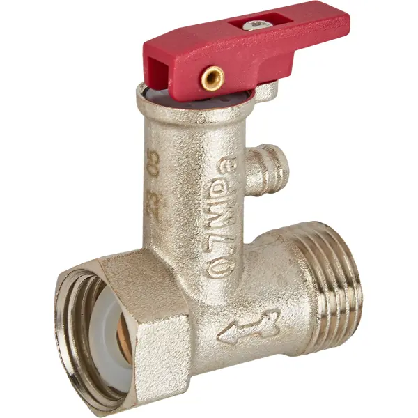 Предохранительный клапан Edisson для бойлера со спуском 1/2" 7 бар