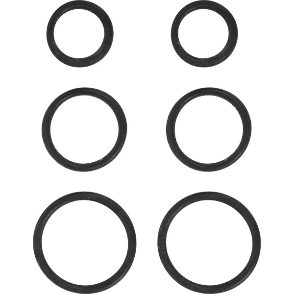 Набор колец для американок 1/2"x3/4"x1" каучук