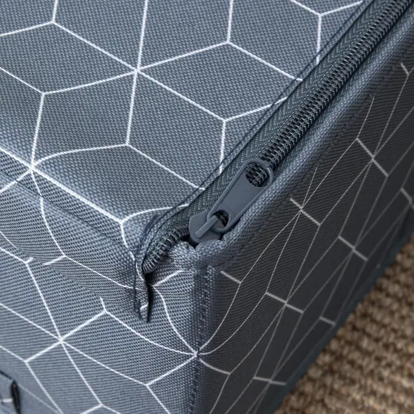 Короб для хранения Spaceo 56x33x36 см полиэстер цвет синий