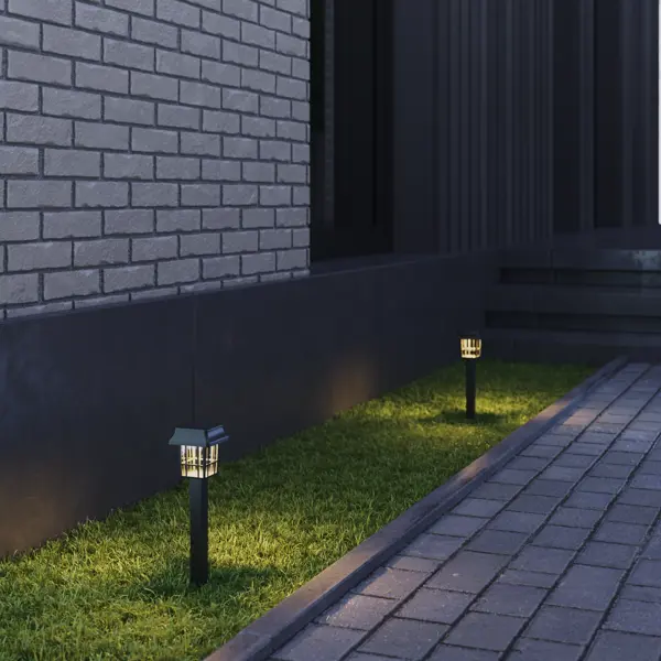 Светильник в грунт KREAFORTA Erie на солнечных батареях IP44 цвет черный