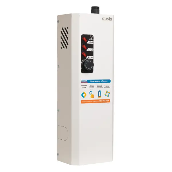 Электрический котел 12 кВт Oasis Eco KN-12 380 В одноконтурный настенный