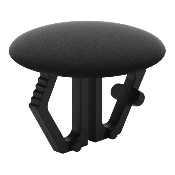 Заглушка трубы ⌀10 черный 10 шт