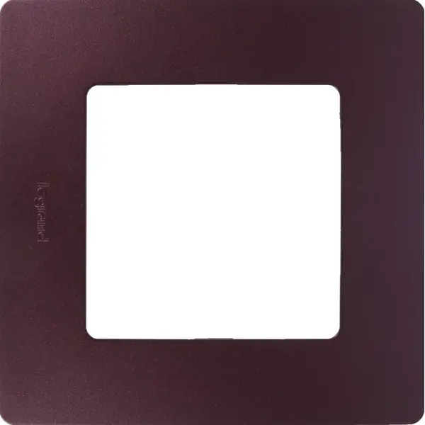 Рамка для розеток и выключателей Legrand Etika 1 пост, цвет слива