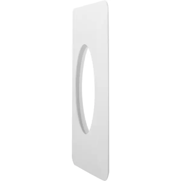 Накладка для розетки №1 1 пост цвет белый